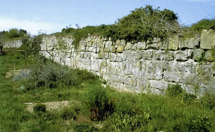 Fig. 2 – Mura etrusche di Fiesole, tratto orientale