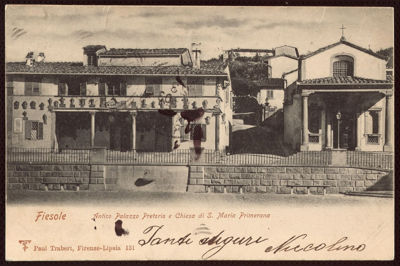 Fig. 2 – Il Museo archeologico allestito nel Palazzo Pretorio nel 1903