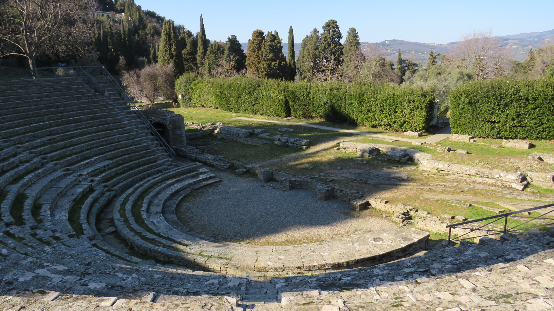 Fig. 2 - Veduta del teatro romano dalla cavea