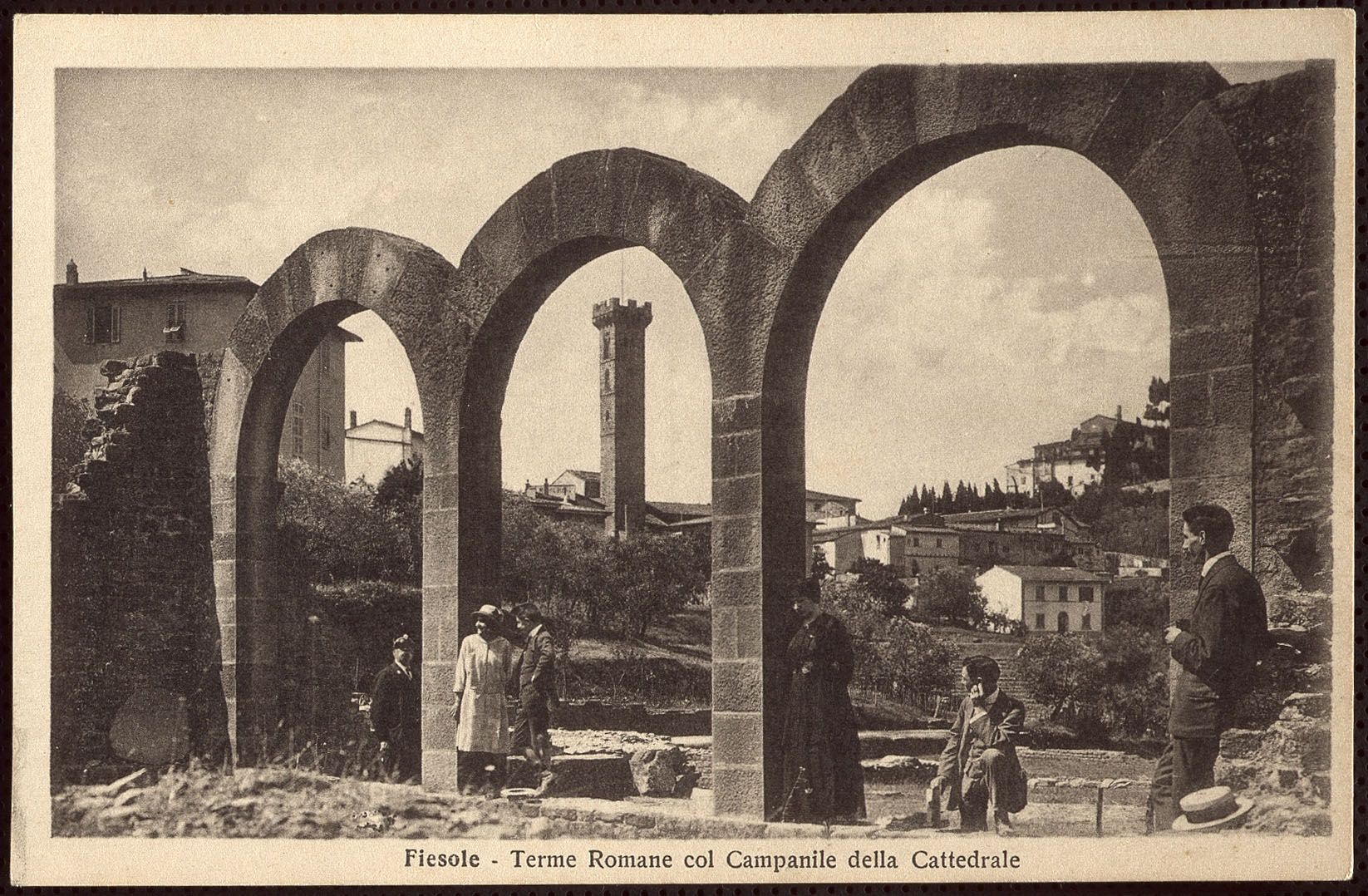 Cartolina d'epoca terme