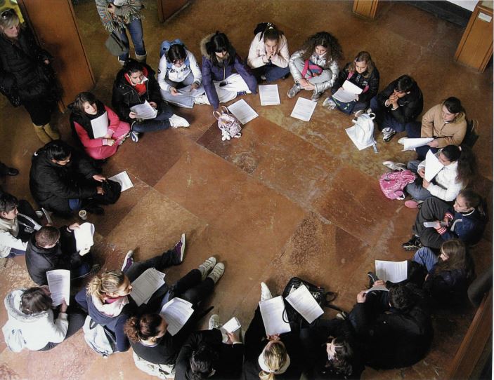 Figura 3 – Attività didattica nel Museo Civico Archeologico