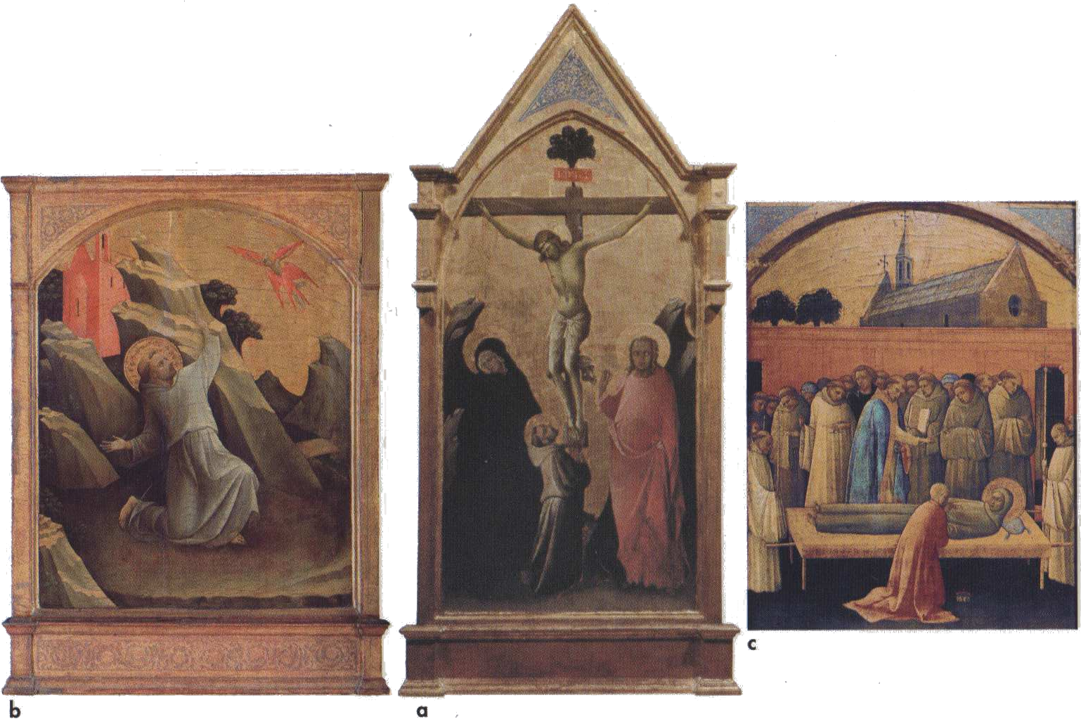 Fig. 6 - Lorenzo Monaco, Trittico Fiesole-Amsterdam-Roma 