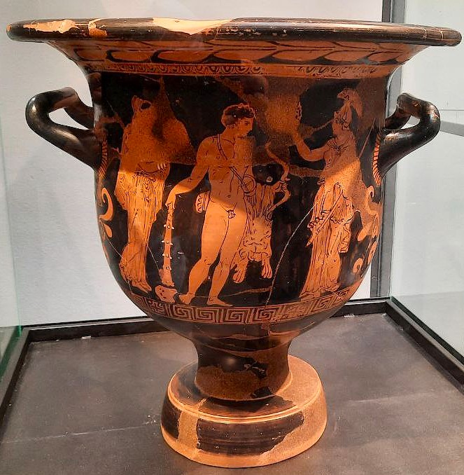 Figura 1 - Eracle riceve la corona da Atena